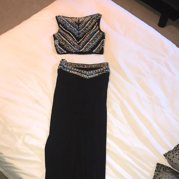 Mori Lee Dresses & Skirts - two piece morilee prom dress